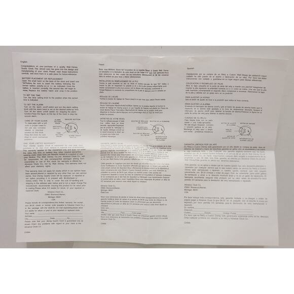 Vintage Disney The Little Mermaid Clock With Snooze Alarm Ariel Flounder Tested - Picture 13 of 15